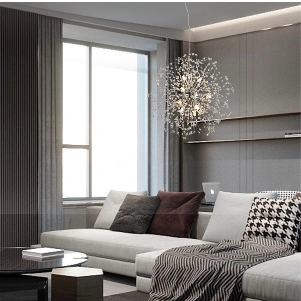 Elegant Silver Chandelier - Picture 4 of 5